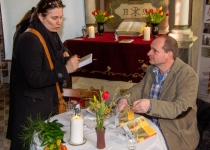 Lesung mit Thomas Nitzschke: Ich bleib lieber hier – Auf dem Jakobsweg durch Sachsen (17.03.2013) | Foto: Holger Simmat