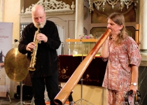 Duo Turbulatores - Konzert mit Sophransaxophon und Didgeridoo (Juli 2013) I Foto: Holger Simmat
